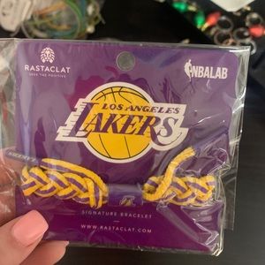 NWT Signature Rastaclat Lakers Bracelet